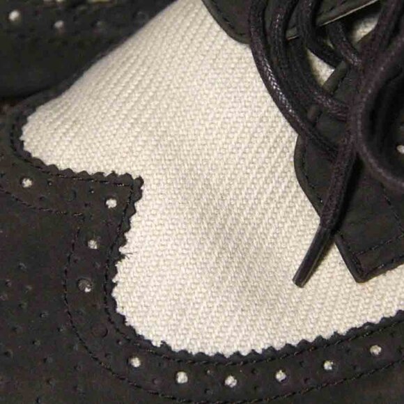 Polo Ralph Lauren Torrington Saddle Oxfords Green Cream Leather Suede Size 9.5D - Picture 5 of 6